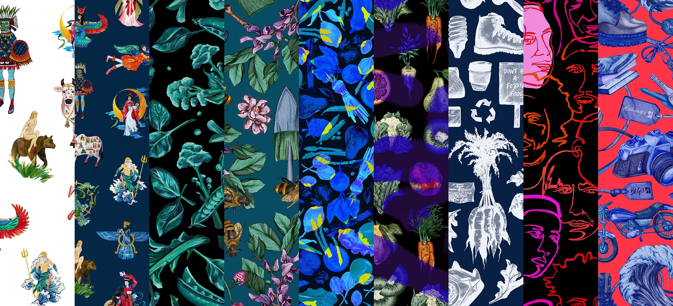 Organic Cotton Hemp Prints