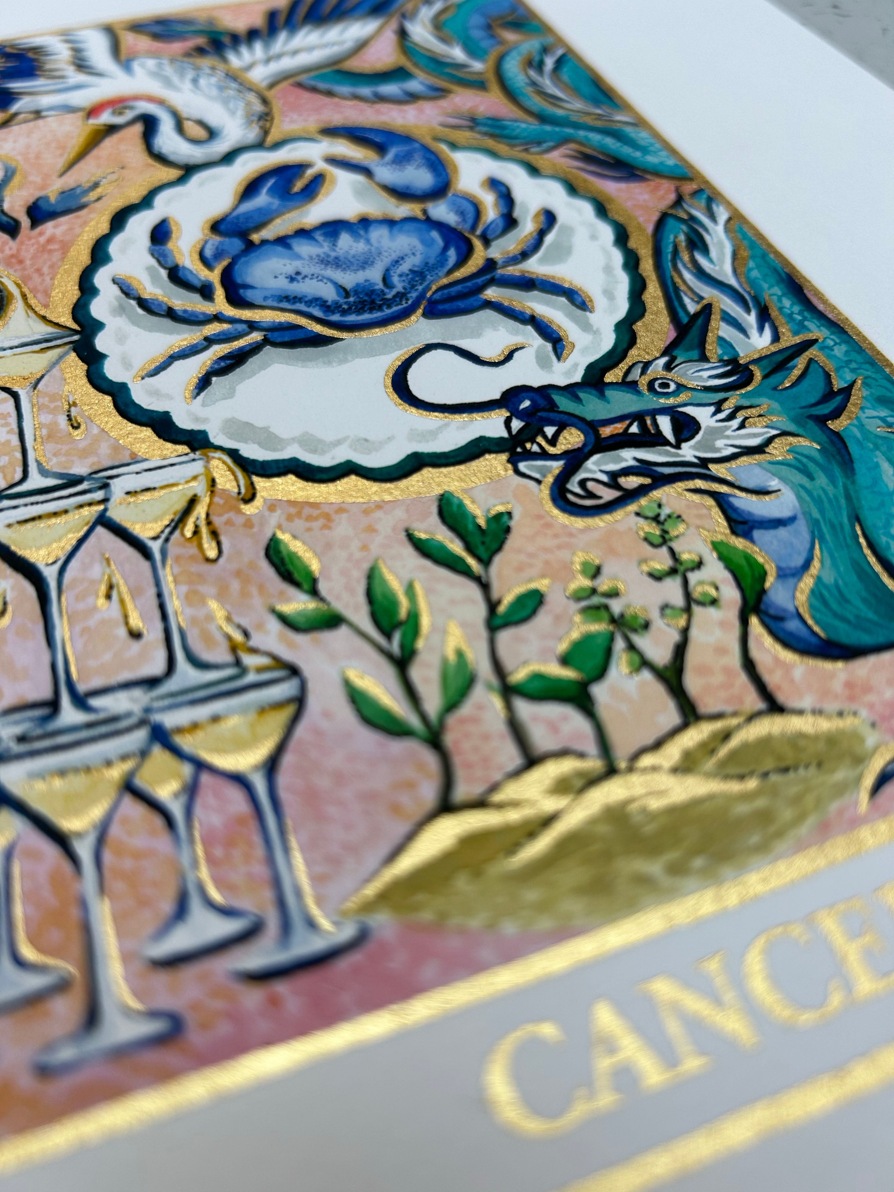 CANCER Zodiac Tarot Artwork