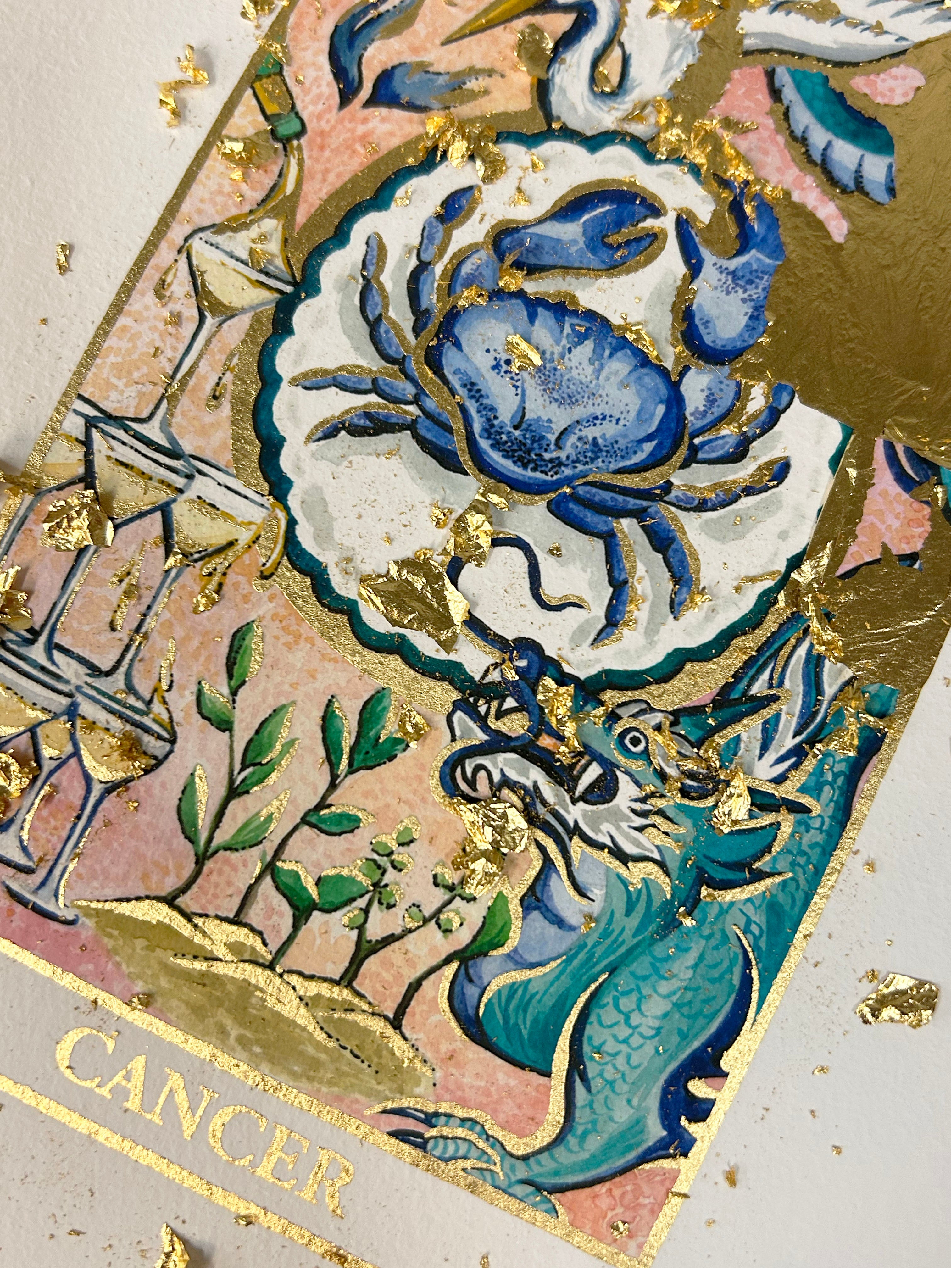 CANCER Zodiac Tarot Artwork
