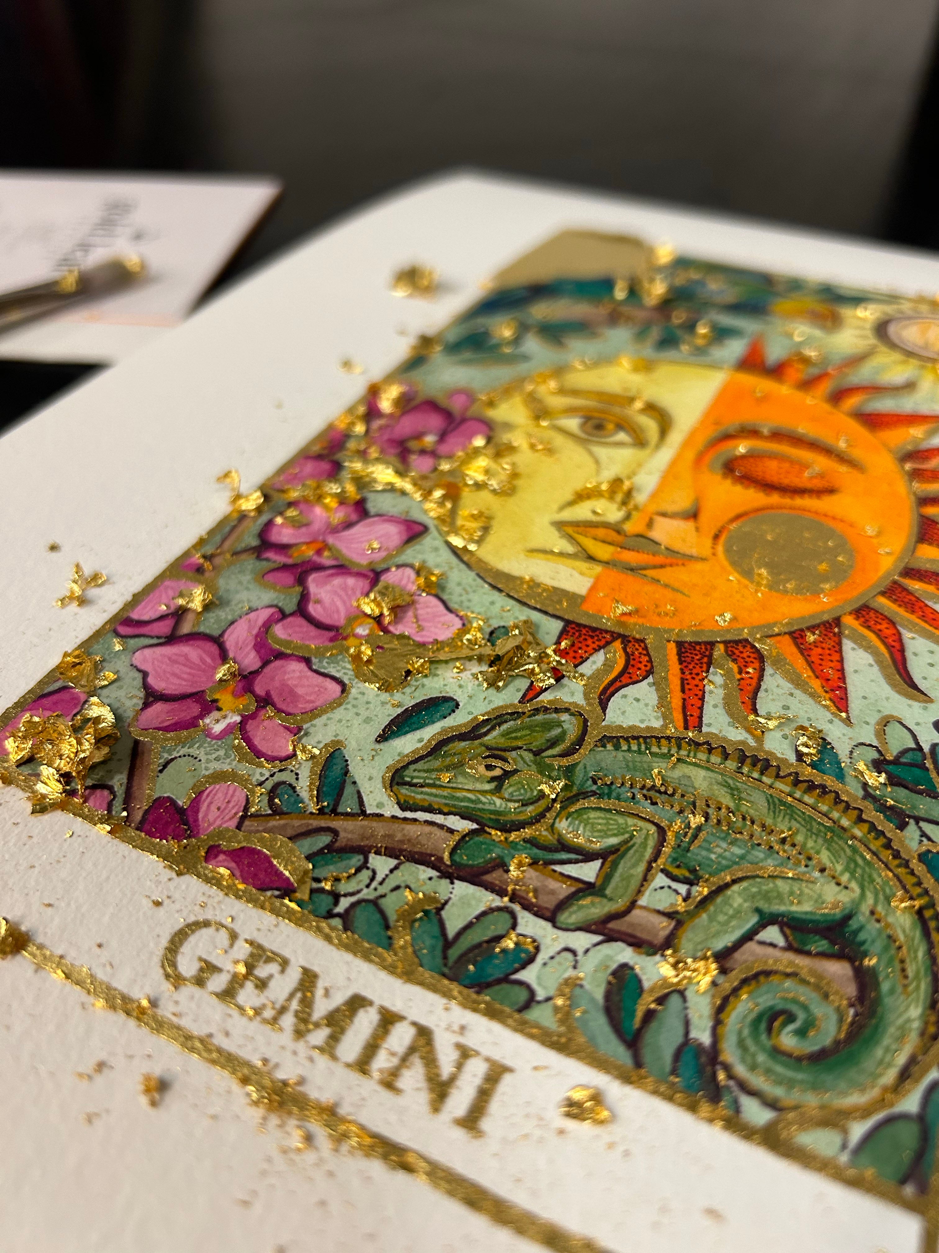 GEMINI Zodiac Tarot Artwork