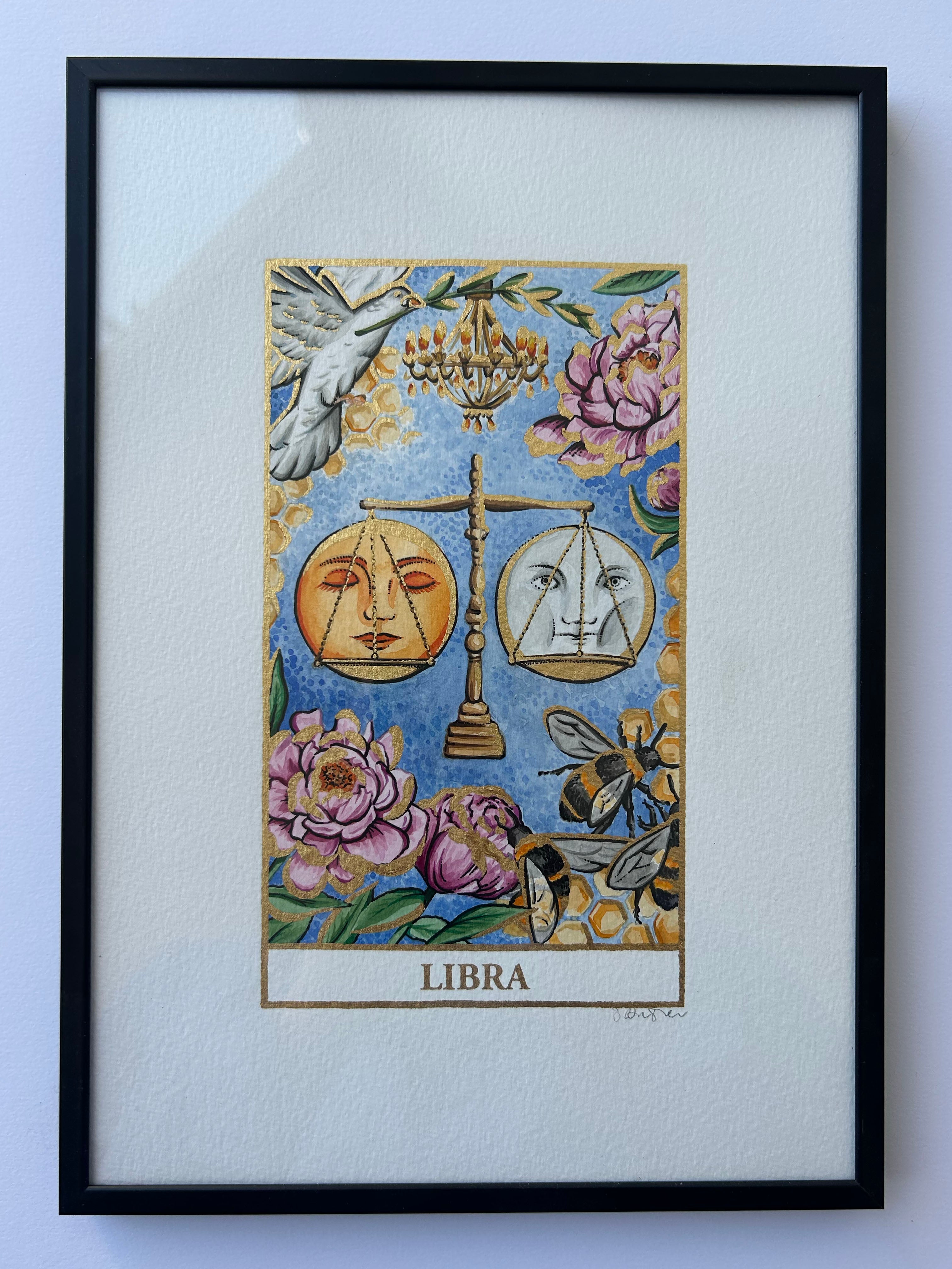 LIBRA Zodiac Tarot Artwork