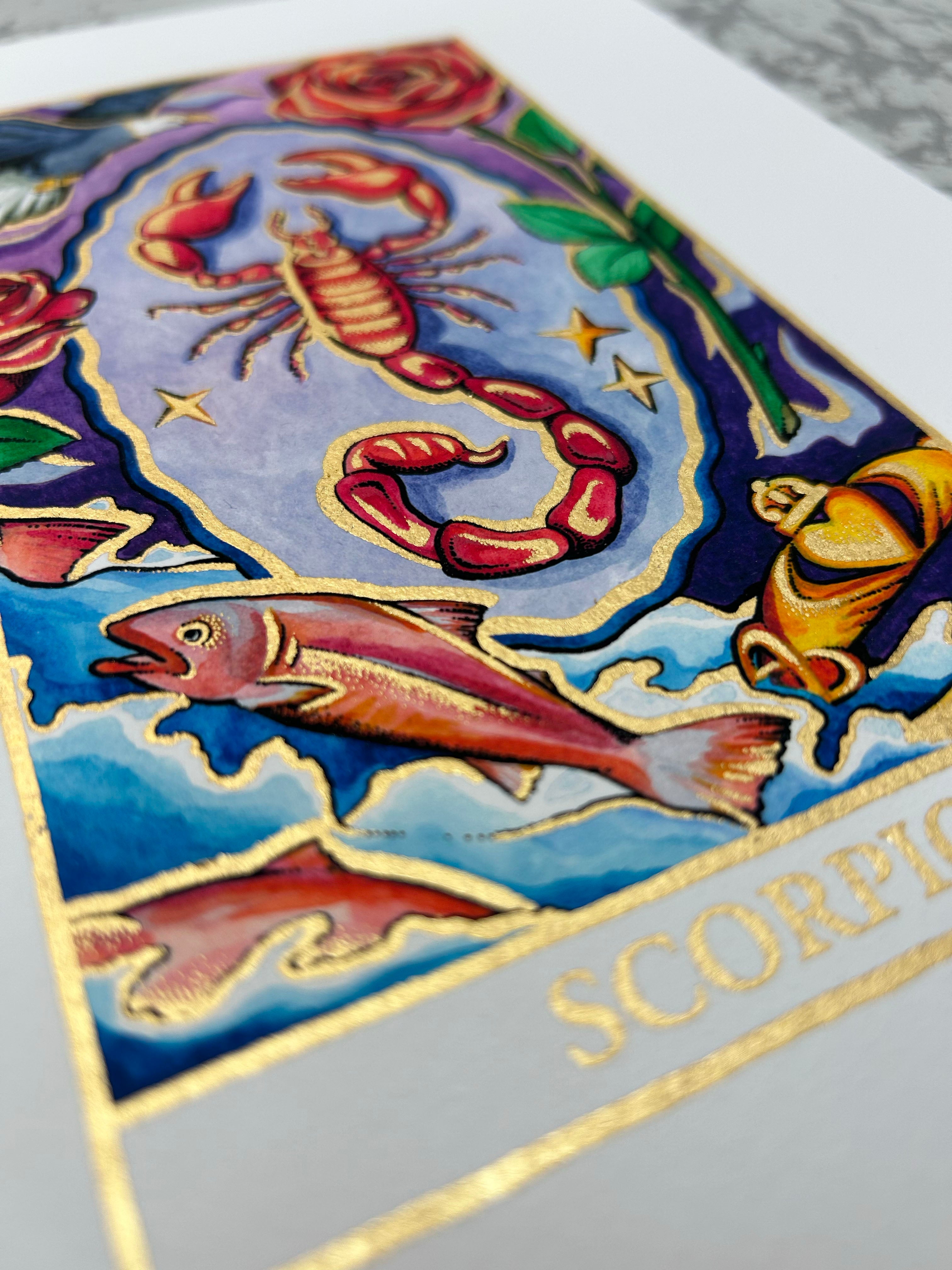 SCORPIO Zodiac Tarot Artwork