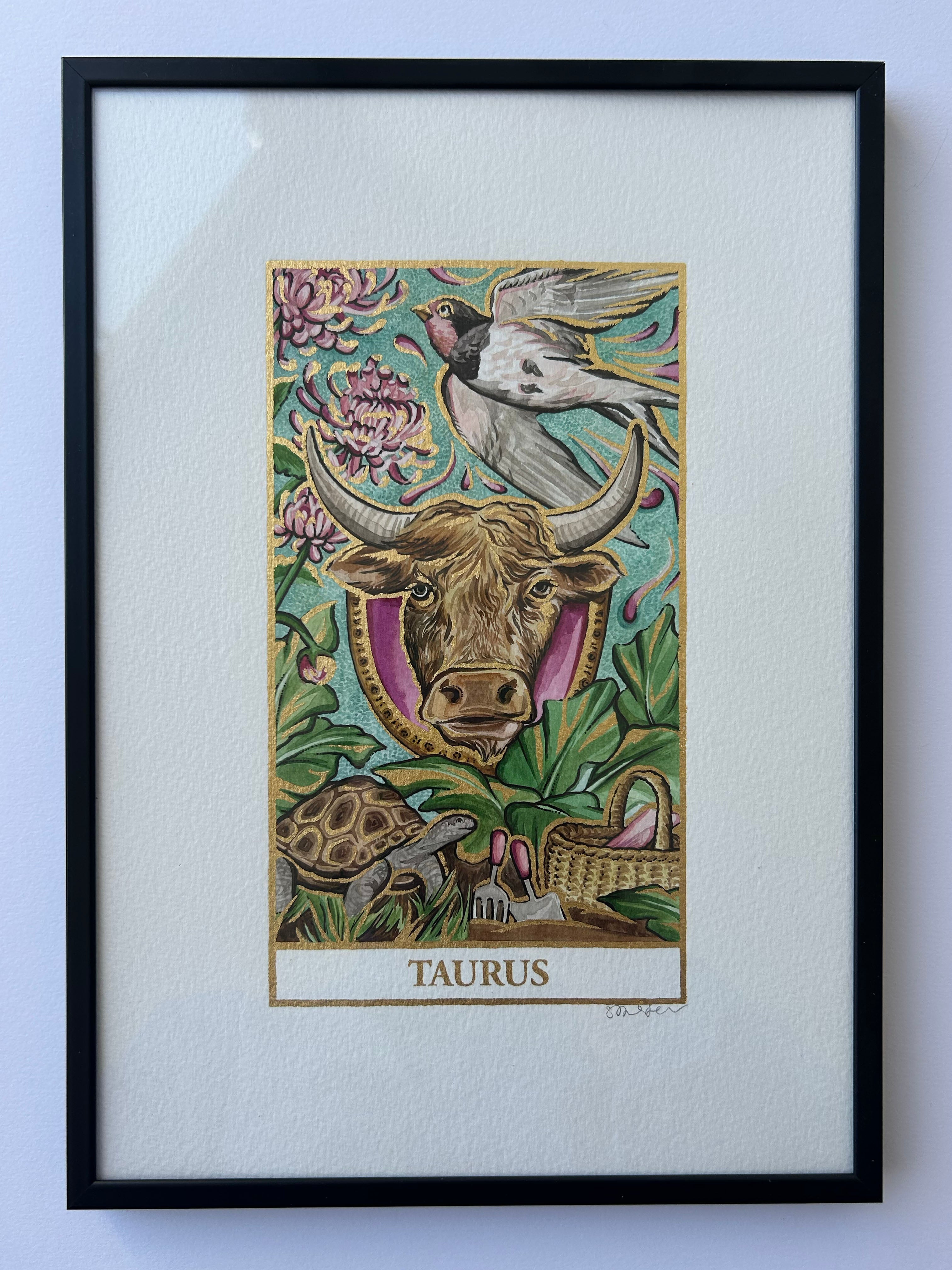TAURUS Zodiac Tarot Artwork