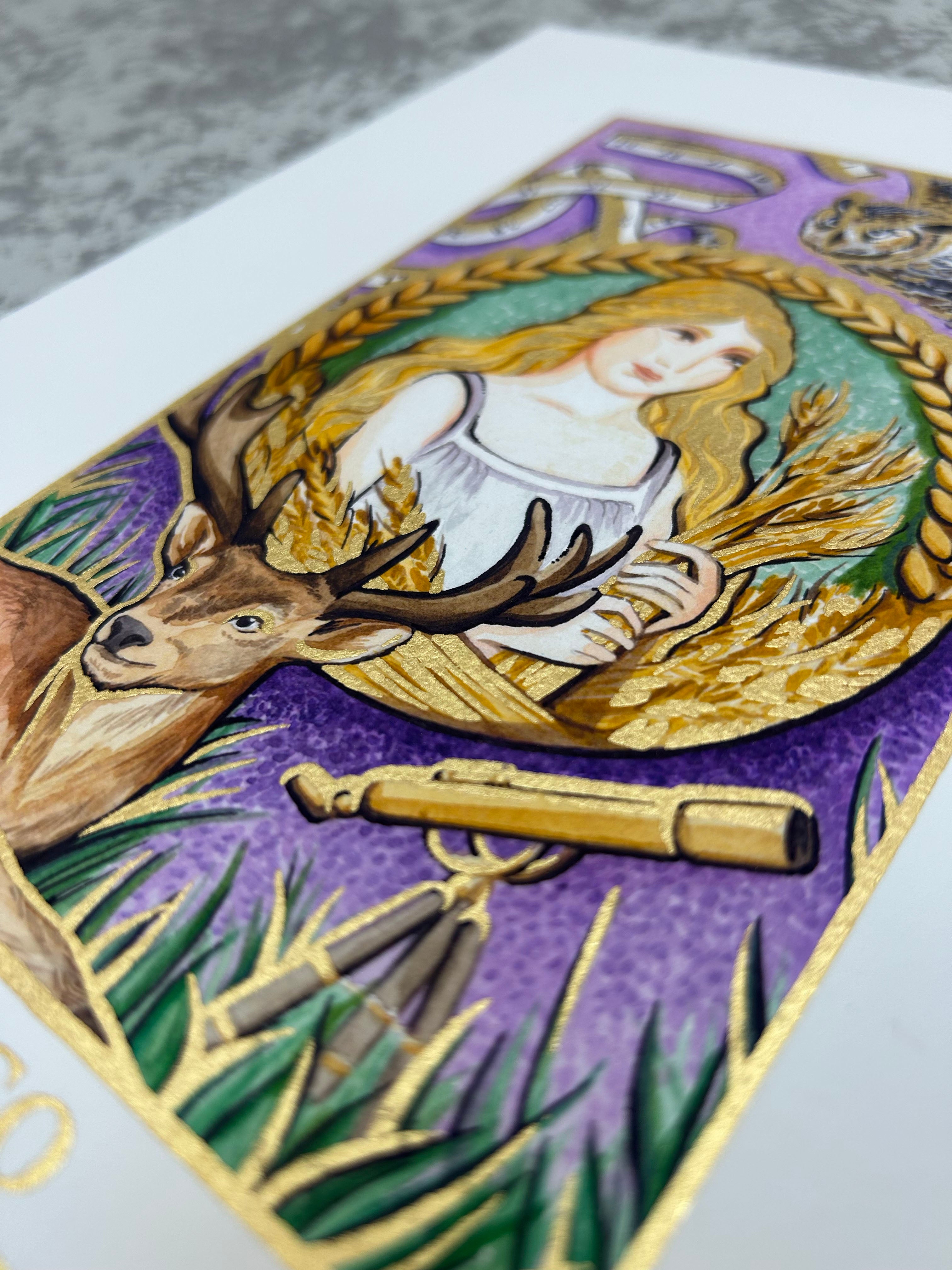 VIRGO Zodiac Tarot Artwork