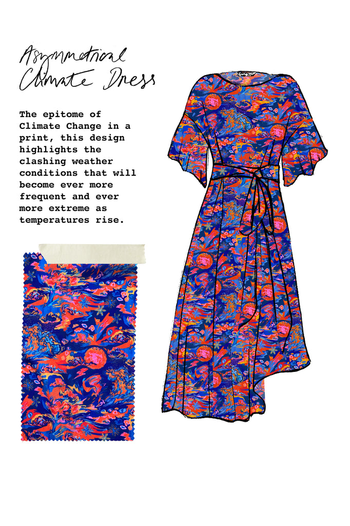 Bespoke Asymmetrical Dress in Regenesis