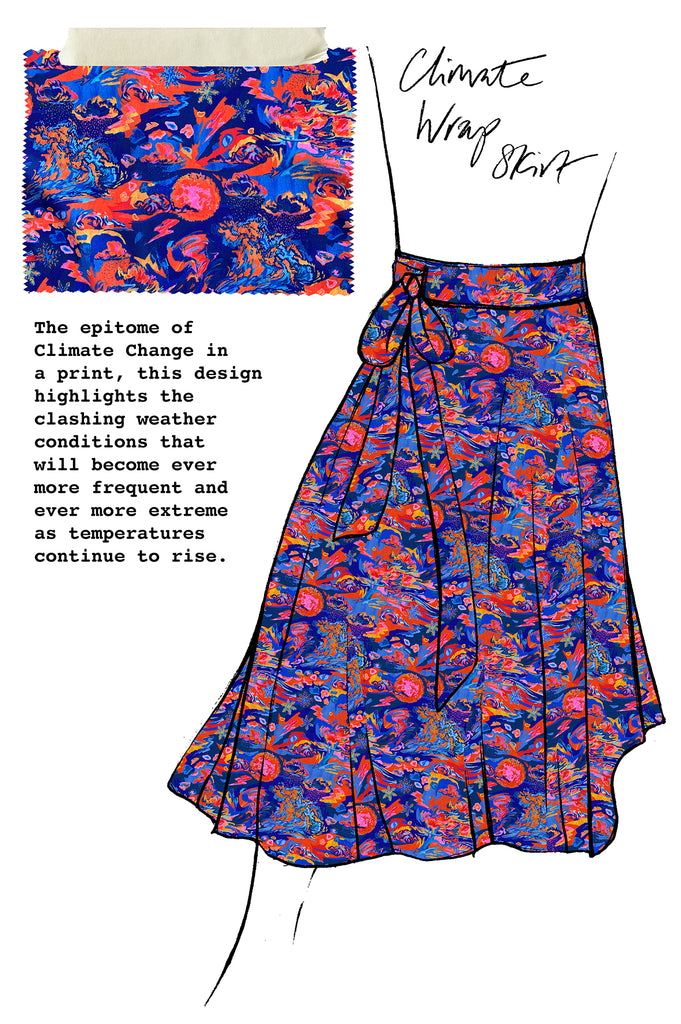Bespoke Wrap Skirt in Regenesis