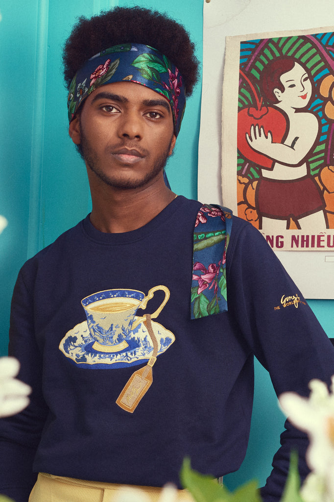 Mez's Embroidered Sweatshirt