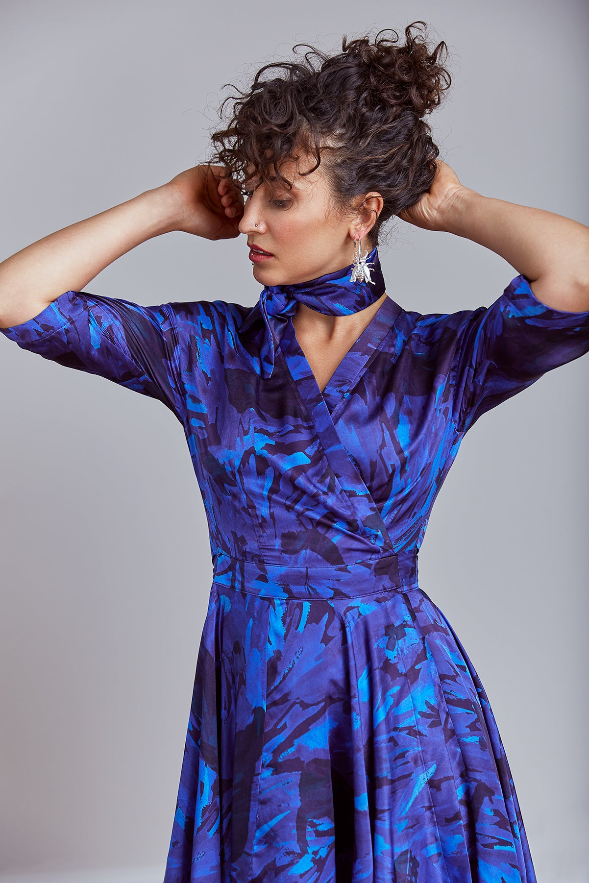 Water Wrap Dress SAMPLE