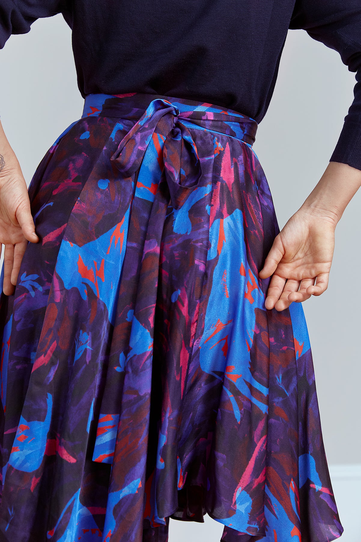 Water Wrap Skirt SAMPLE